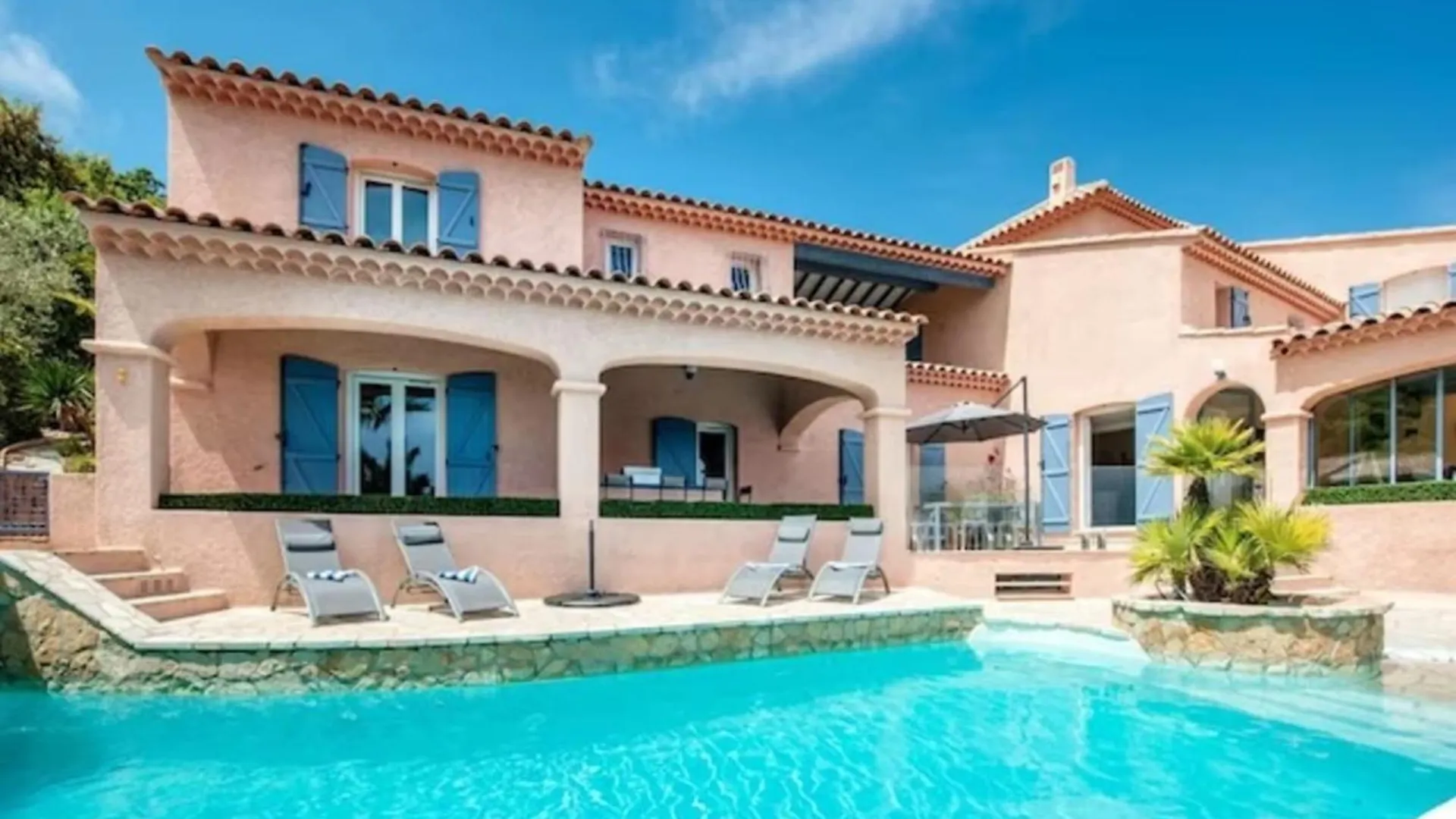 Casa-Capussambre Spacious Villa With Sea View Heated Pool Air Con Sauna Les Issambres